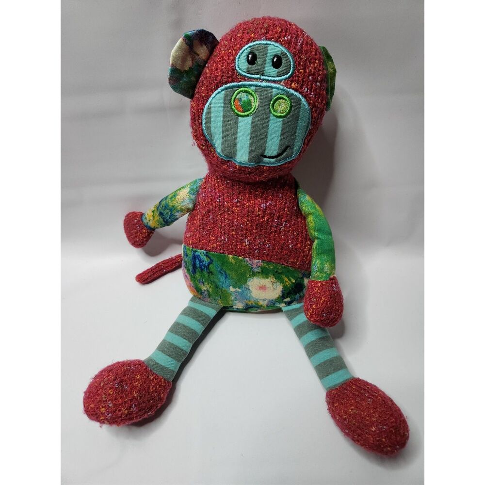 Ganz Colorful Monkey Plush Stuffed Animal – Multicolor